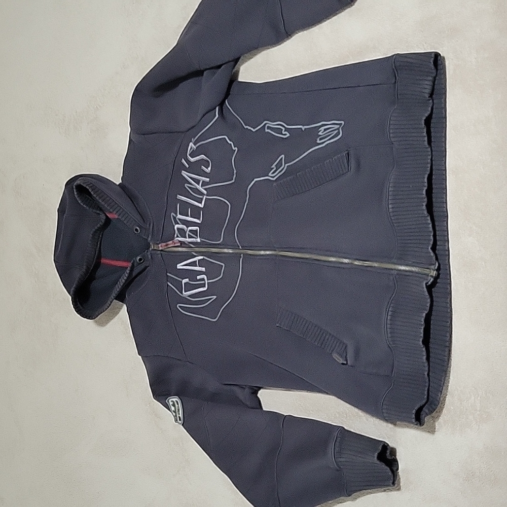 Womens Cabelas heavy zip hoodie, xl